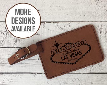 Custom Luggage Tag Personalized, Laser Engraved Travel Accessory Gift, Luggage ID