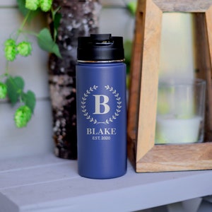 16 oz Personalized Travel Tumbler With Screw On Leak-Proof Lid - The Pop  Central