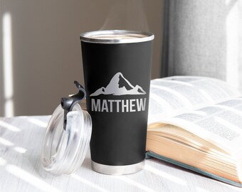 24oz Stainless Steel Tumbler Personalized with Name / Custom Insulated Travel Mug