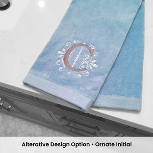 Custom Bathroom Hand Towel with Monogram / Personalized Embroidered Hand towels for bathroom