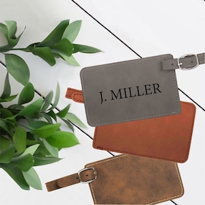 Custom Luggage Tag Personalized, Laser Engraved Travel Accessory Gift, Luggage ID