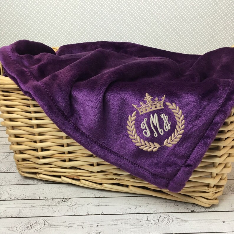 Personalized Blanket for Adults Monogram Blanket Plush Throw Etsy