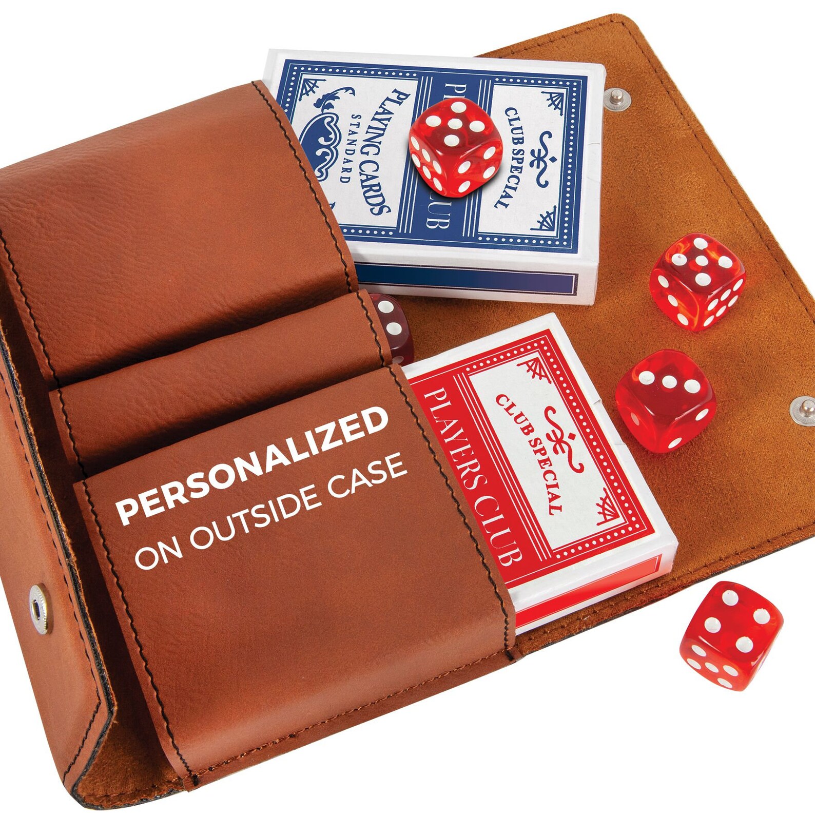 Personalized Deck of Cards Holder / Custom Faux Leather Etsy