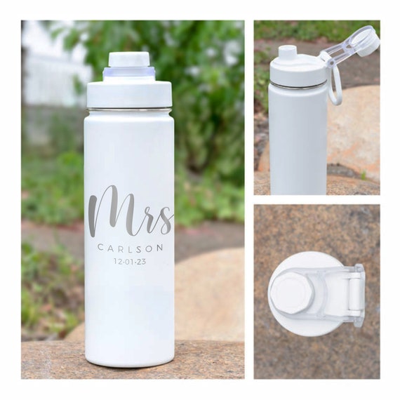 Insulated Stainless Steel Water Bottle With Drinking Spout & Carry