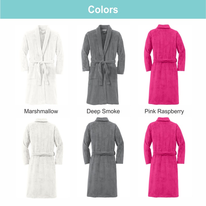 Personalized Plush Spa Robe / Custom Monogrammed Luxury Etsy