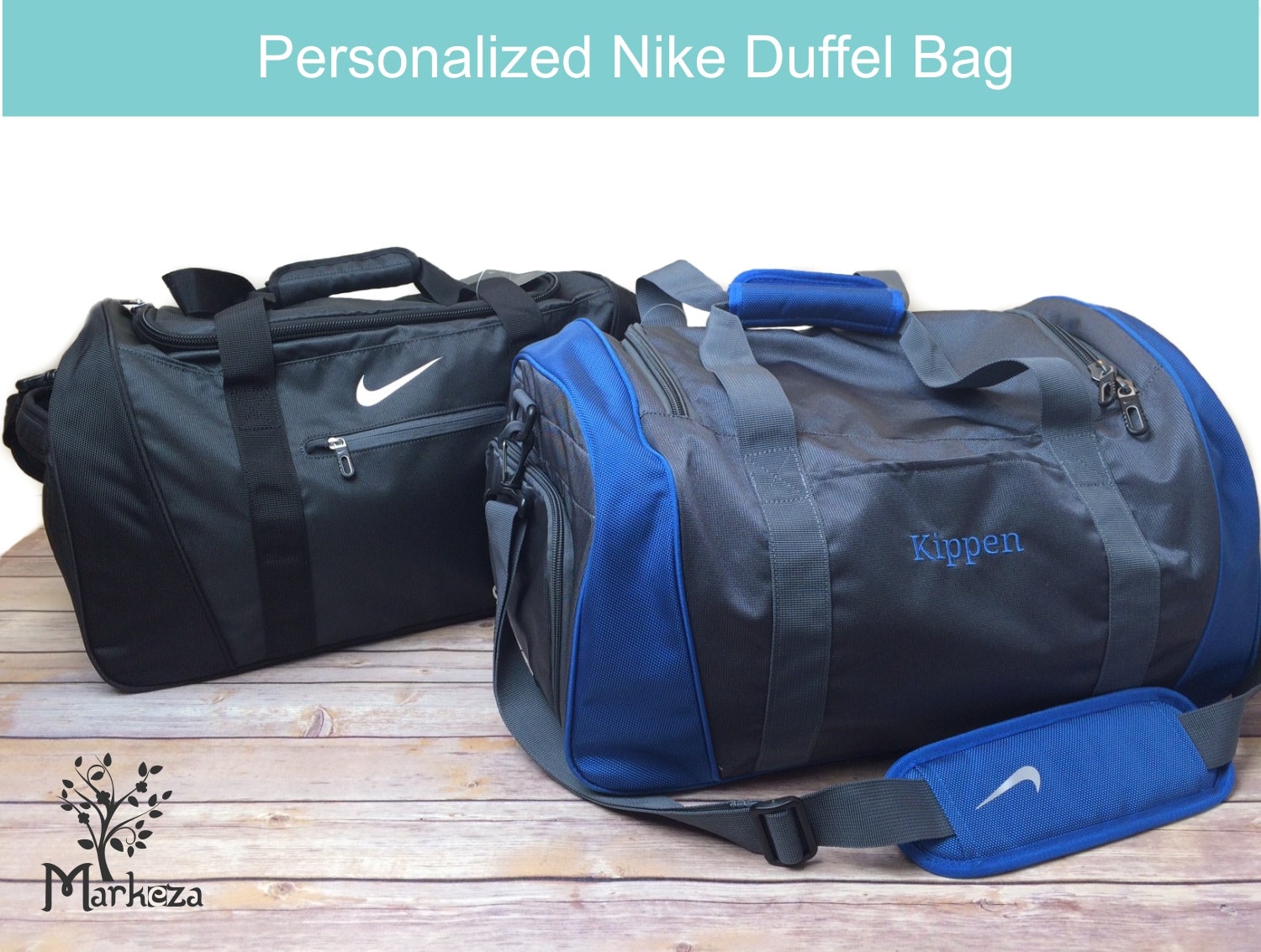 personalized nike duffel bag