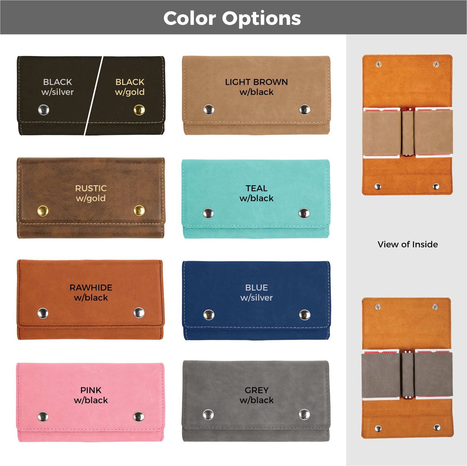 Personalized Deck of Cards Holder / Custom Faux Leather Etsy