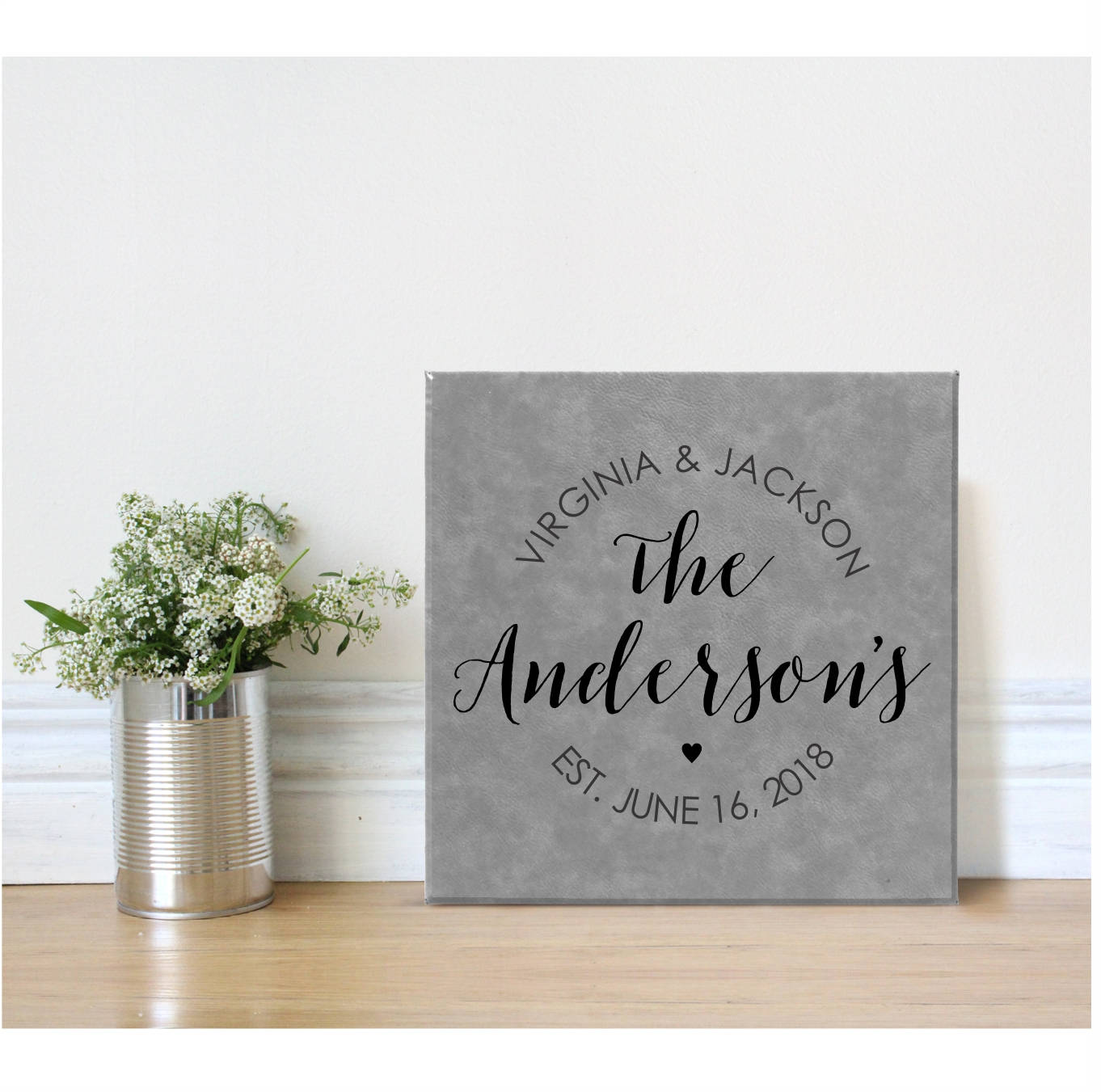 Custom Wall Art for Couple Wedding wall sign Leatherette 10 Etsy