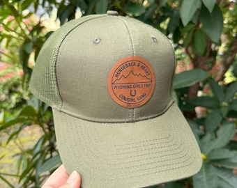CUSTOM Richardson 112 Adjustable Mesh Back Hat with Engraved Patch