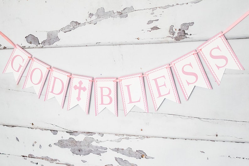 Personalized Baptism Banner Christening Banner First Etsy
