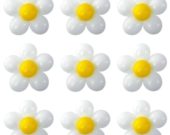 White and Yellow Flower Balloon Kit, Floral Balloons, Flower Backdrop, Floral Balloon Set, Balloon Kit, Flower Power, COL125