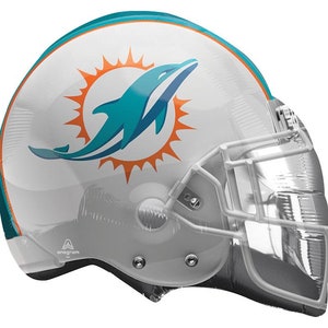 Miami Dolphins Balloon 21&quot; | Football Party Decor | Sports Balloon | Tailgate Decor | Football Birthday Photo Prop |