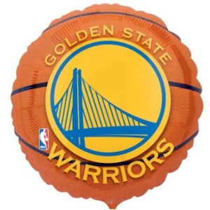 Golden State Basketball Balloon | Warriors Basketball Party Decor | Sports Balloon | Basketball Party Decor | Basketball Birthday Photo Prop