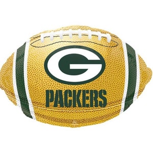 Palloncino Packers 18&quot; / Decorazioni per feste di calcio / Palloncini sportivi / Decorazioni per portellone posteriore / Accessori per foto di compleanno di calcio / BAL257