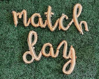 Match Day Decorations, Match Day Balloons, New Doctor Decor, Residency Program Match, Medical School Matching Banner