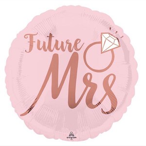 Przyszła Pani Balon | Dekoracja na Przyjęcie Zaręczynowe | Różowy Balon Foliowy Pani | Rekwizyt do Zdjęcia Zaręczynowego | Rekwizyt do Zdjęcia Ślubnego