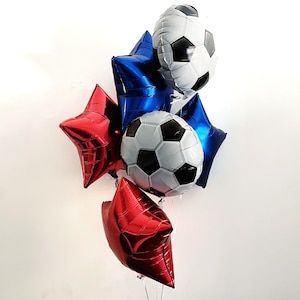 USA Soccer Birthday Party Decorations, World Cup Party, Soccer Balloons, Soccer Banquet Decorations COL182