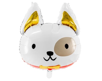 Cute Dog Balloon, Smiling Puppy Balloon, Paw Party Decorations, Puppy Dog Balloon, Pet Balloon