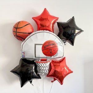 Basketball Balloon Collection | Basketball Party Decor | Sports Balloon | Basketball Balloon Set | Basketball Birthday Photo Prop | COL343