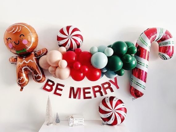 Christmas Decor | Holiday Party Decor | Cookie Exchange | Christmas Party Decorations | Holiday Decor | Be Merry Banner | Christmas Party | Il_570xn