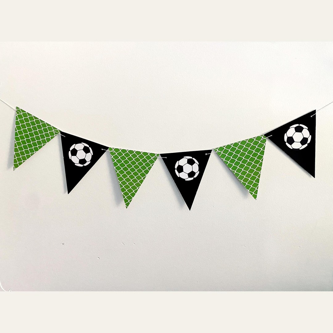 Soccer Banner Soccer Party Decorations Cup Decorations - Etsy