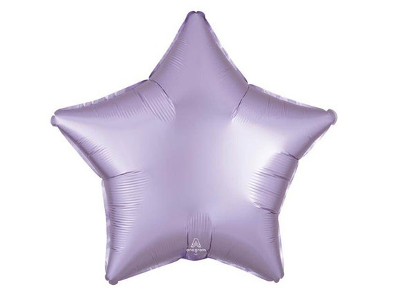 Lilac Satin Star Balloon | Star Shaped Foil Balloon | Lilac Star Balloon | Purple Party Balloon | Purple Star Balloon | Star Party Decor Il_570xn