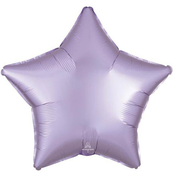 Lilac Satin Star Balloon | Star Shaped Foil Balloon | Lilac Star Balloon | Purple Party Balloon | Purple Star Balloon | Star Party Decor