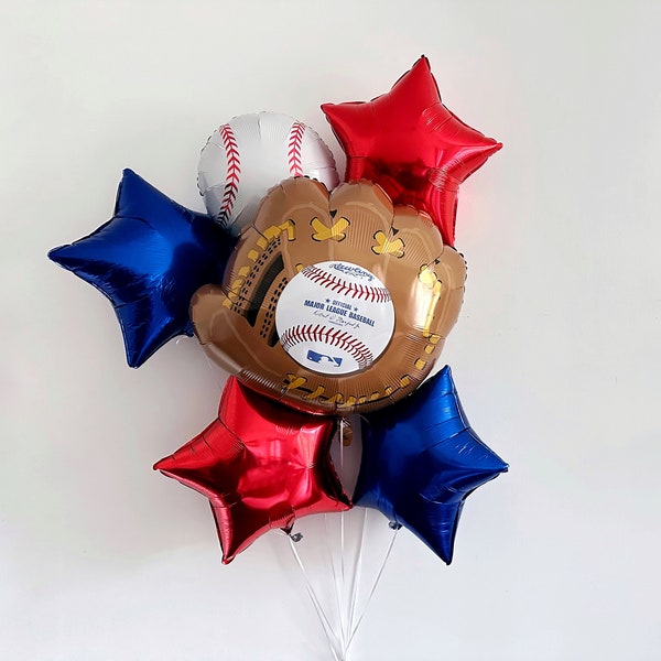 Baseball Balloon Collection | Baseball Party Decor | Sports Balloon | Baseball Party Decor | Baseball Birthday Photo Prop |
