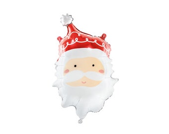 Christmas Balloon | Santa Balloon | Christmas Party Decoration | Santa Party Decor | Holiday Party Balloons