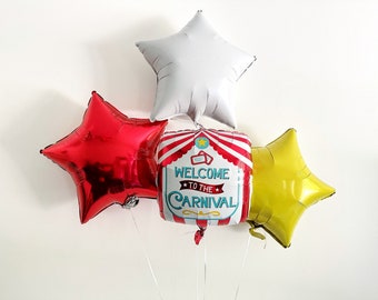 Carnival Balloons | Circus Party Balloons | Fair Balloons | Carnival Party Balloons |