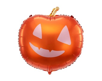 Jack-O-Lantern-ballon | Halloween-pompoenballon | Leuke Jack-O-Lantern-ballon | Halloween-feestdecoratie | Roze en oranje Halloween-pompoen