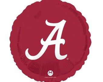 University of Alabama Balloon | Tailgate Party | College Grad | Graduation Party | High School Graduation | Alabama Crimson Tide Decor
