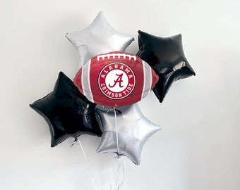 Alabama Football Decorations, Graduation Party Decor,  Football Party, Grad Party Balloons, Football Banquet Decorations COL299