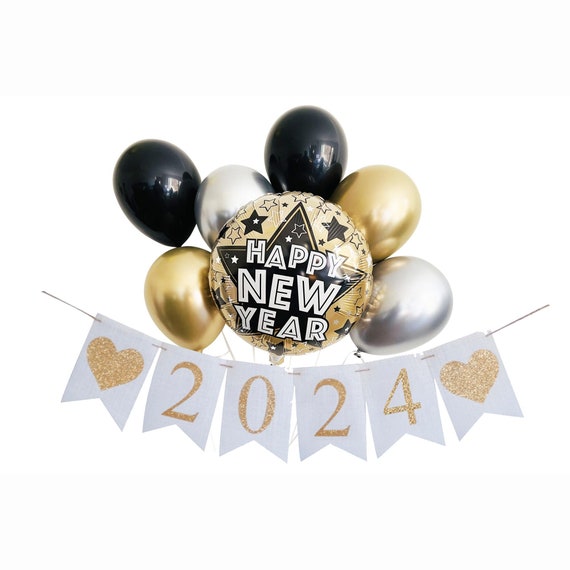Ballon numéro 2024, décoration de réveillon du Nouvel An, Fête de