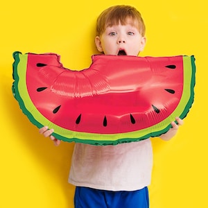 Jumbo Watermelon Balloons, Watermelon Party Decor, Watermelon Party, Watermelon Party Decorations, Large Watermelon Foil Balloon