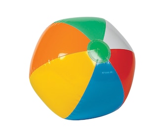 Plastic Beach Ball, Summer Pool Party Décor, Beach Party Prop, Summer Birthday Theme
