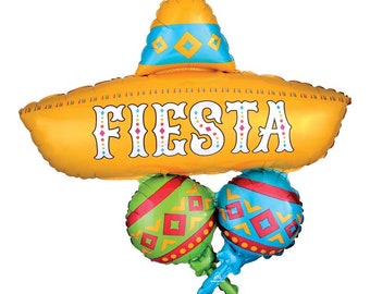 Fiesta Balloon Sombrero Balloon Mexican 