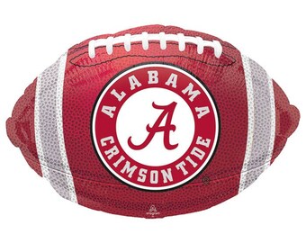 Alabama Balloon 18" | Football Party Decor | Sports Balloon | Tailgate Decor | Football Birthday Photo Prop | BAL274