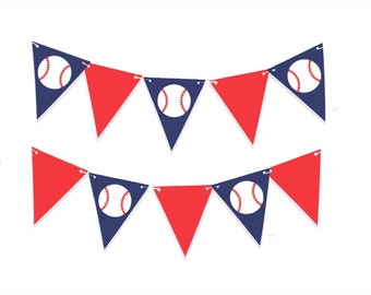 Baseball Banner | Baseball Themed Party Decor  | Sports Birthday Banner