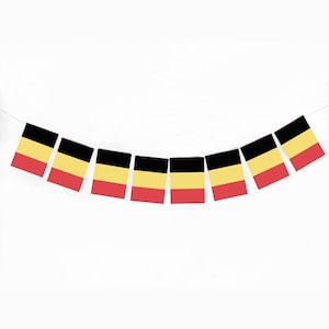 Belgium Flag Banner, Belgian Flag Banner, Team Belgium Garland, World Flags, Belgium World Cup Decorations, P195