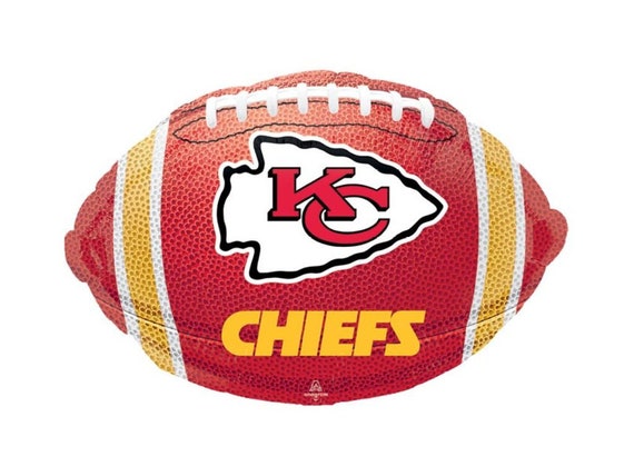 Chiefs Balloon 18" | Football Party Decor | Sports Balloon | Tailgate Decor | Football Birthday Photo Prop | BAL236 Il_570xn