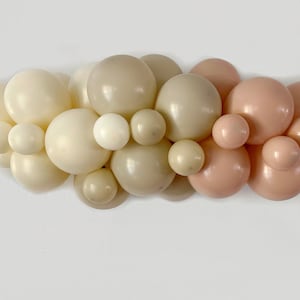 Neutral Party Decor, Soft Neutral Balloon Garland, Balloon Party Kit, Party Decorations, Neutral Balloon Backdrop, Baby Shower Decor