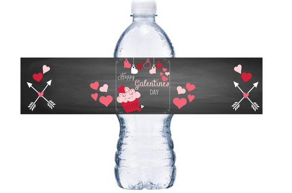 Galentines Party Decoration, Galantines Day Bottle Wraps, Girl Gang Valentine's Day , BL077 Il_570xn