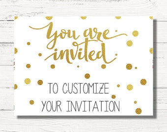 Customize Your Invitation