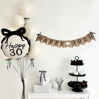 Set Palloncini Bianco E Nero 'Go Shawty' Per Festa Di Compleanno - Decorazioni Con Frasi E Motivi, Composizione Elegante E Moderna