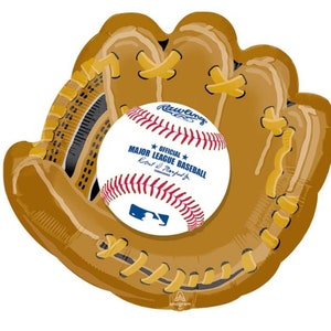 Baseball Glove Balloon | Baseball Party Decor | Sports Balloon | Baseball Party Decor | Baseball Birthday Photo Prop | BAL265