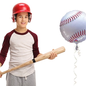 Baseball Balloon | Baseball Party Decor | Sports Balloon | Baseball Party Decor | Baseball Birthday Photo Prop | BAL021