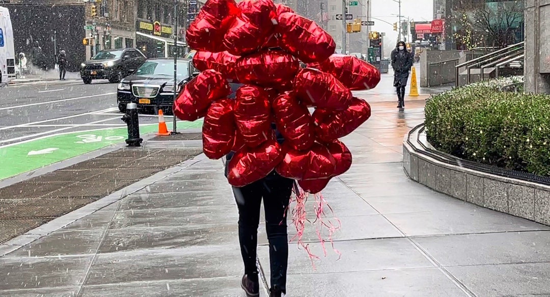 Red Heart Balloons | Valentines Day Decor | Foil Heart Shaped Balloon ...