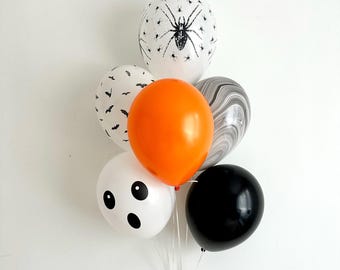 Palloncini In Foil Per Halloween ENLACE – 5 Pezzi Neri Con Motivi Ragno, Grandi 78 Cm, Decorazione Horror Per Feste A Tema