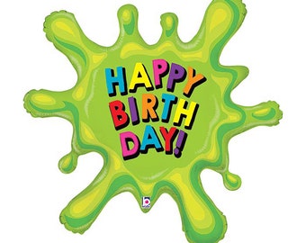 Slime Balloon, Slime Party Décor